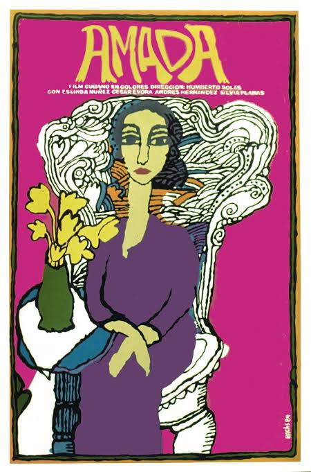 Poster de Amada (1983) - Dir. Humberto Solás